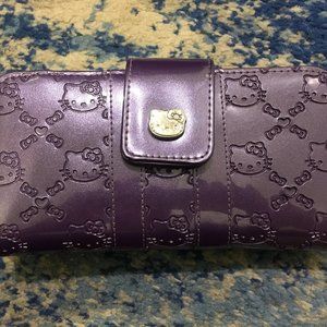 LOUNGEFLY Hello Kitty Wallet in Purple, Like New
